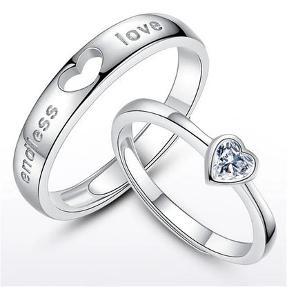 "His & Hers Infinite Love Rings"