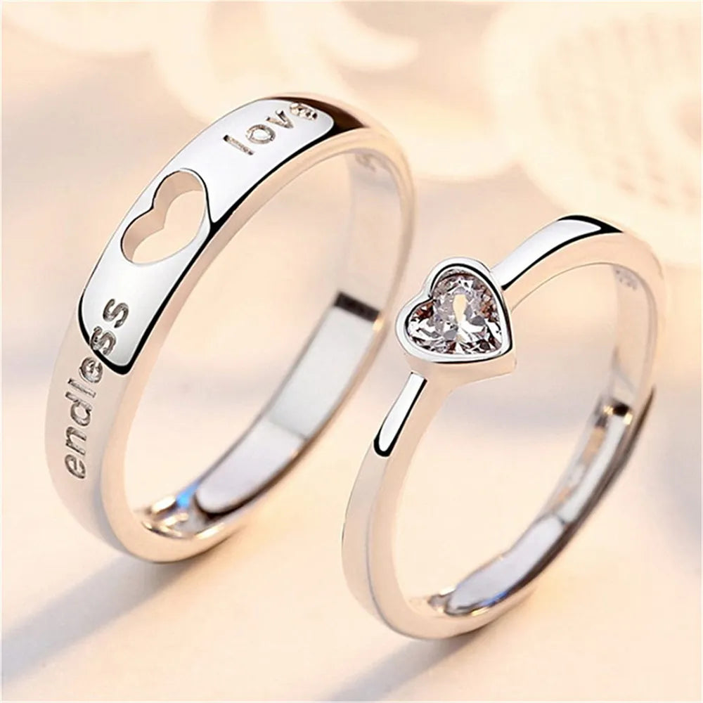 "His & Hers Infinite Love Rings"