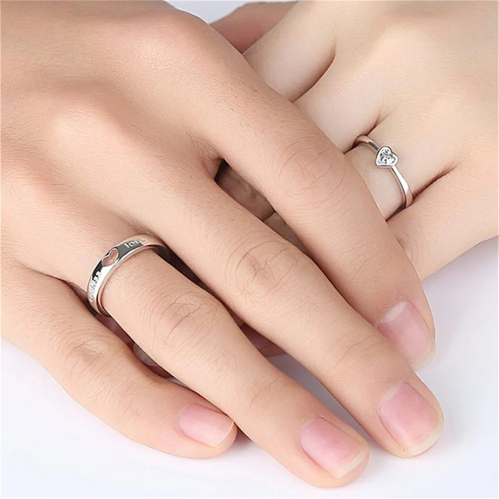 "His & Hers Infinite Love Rings"